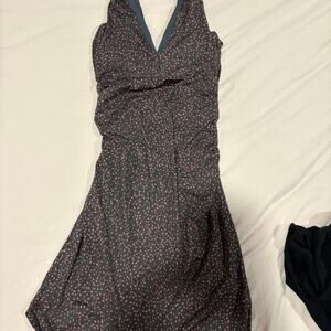 Pink and grey prana dress